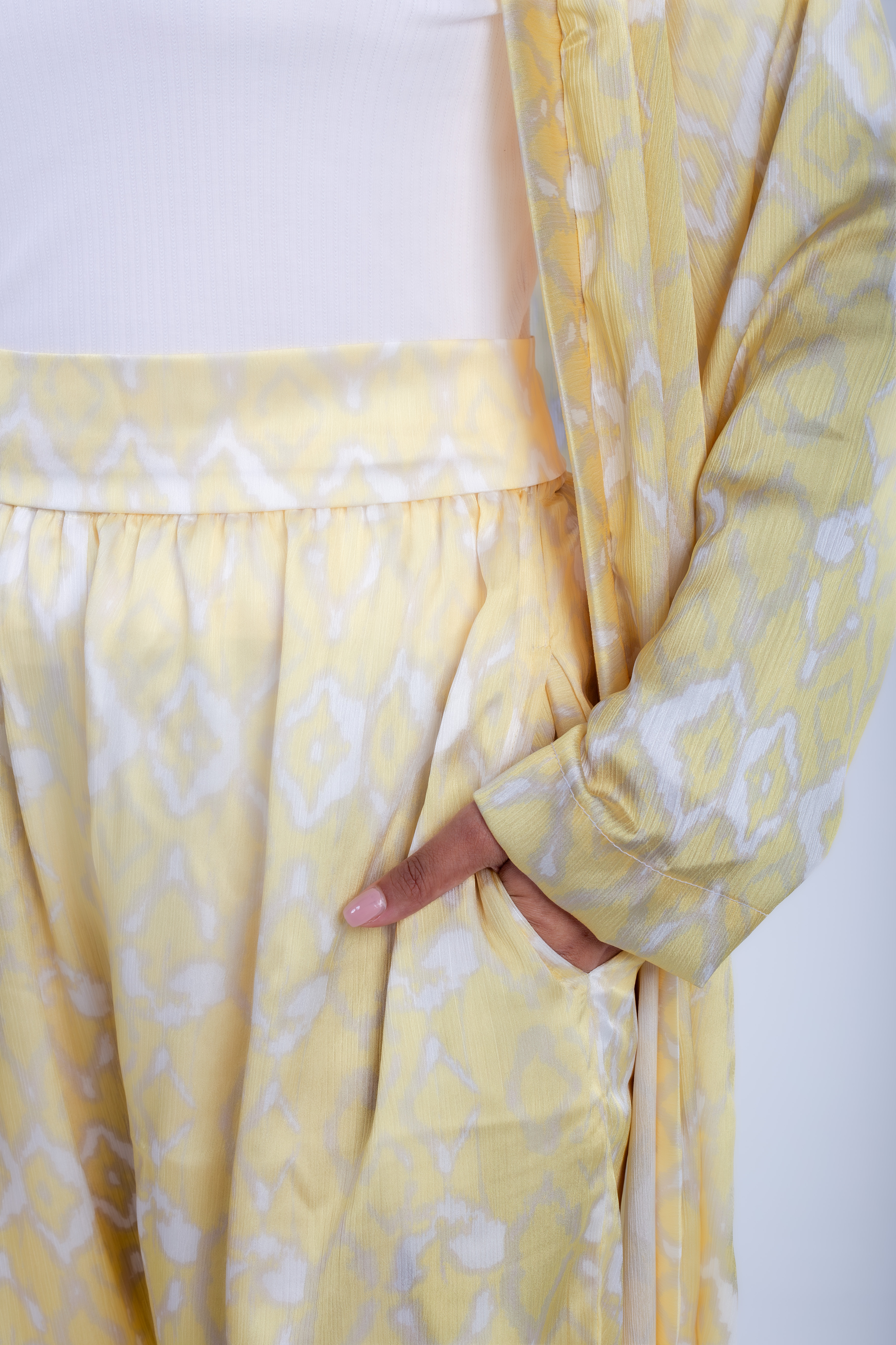 Modern set(kimono&wide leg pants) image 4