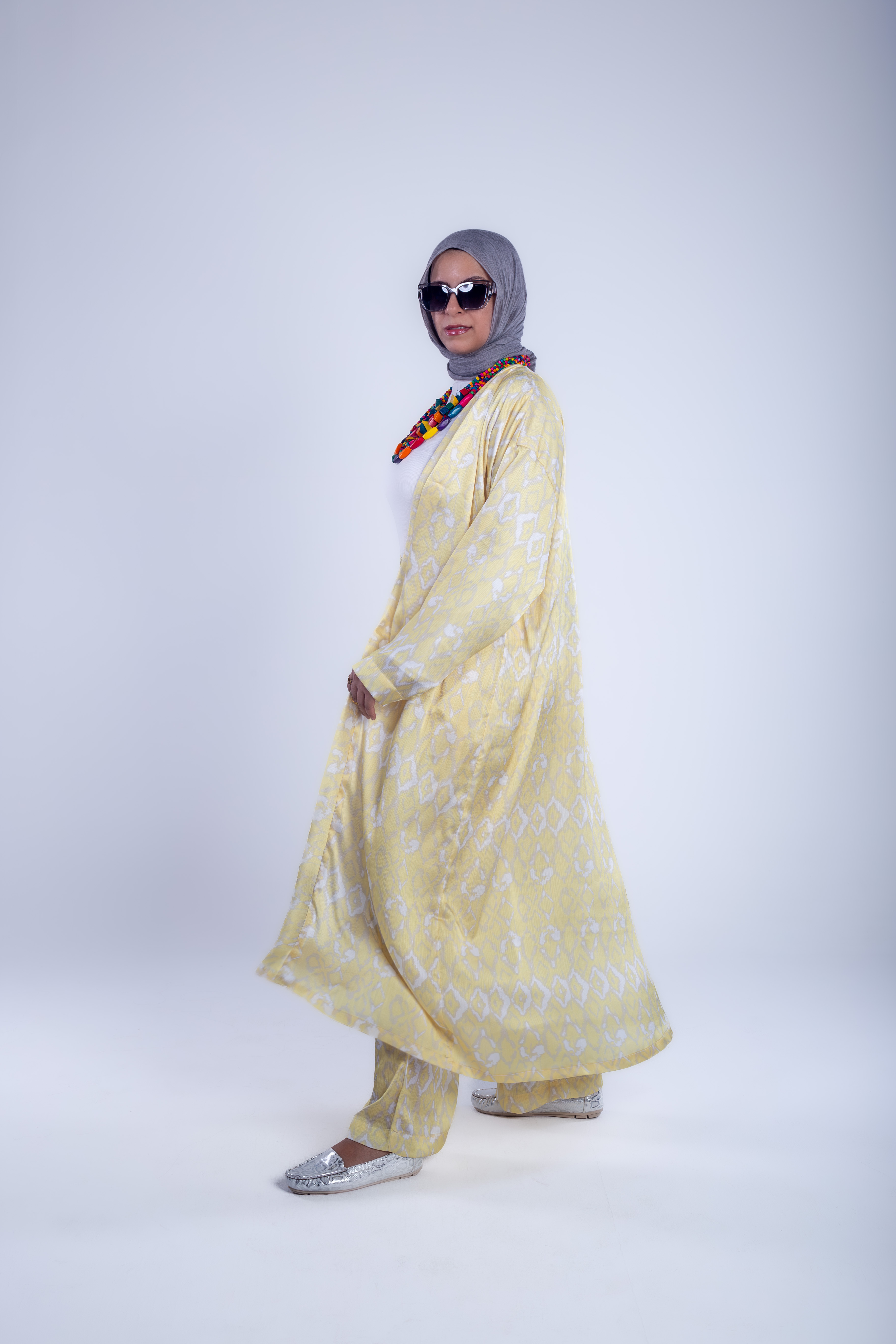Modern set(kimono&wide leg pants) image 3